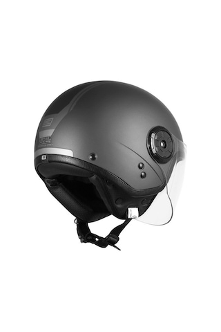 Neon Açık Motosiklet Kask Titanyum