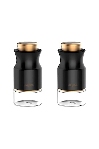 Aryıldız Black Line Bronz Tuzluk Biberlik Acı Kahverengi
