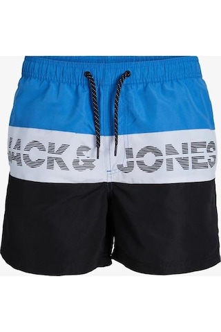 Jack & Jones Jpstfıjı Jjswım Colorblock Sn-super Sonic Beyaz - Lacivert - Mavi