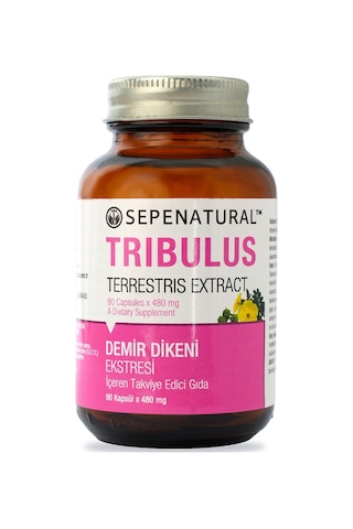 Sepe Natural Tribulus Demir Dikeni Ekstresi 90 Kapsül x 480mg