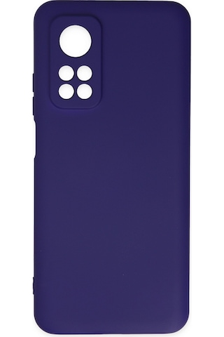 Newface - 211 - Xiaomi Mi 10t Kılıf Nano İçi Kadife Silikon - Csmo-tex - - Mor
