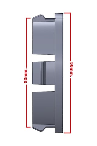 Jant Göbeği Opel Uyumlu 56/52 (52Mm Yuva) 4'Lü Silver