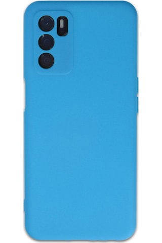 Newface - 419 - Oppo A55 Kılıf Nano İçi Kadife Silikon - Csmo-tex - - Mavi