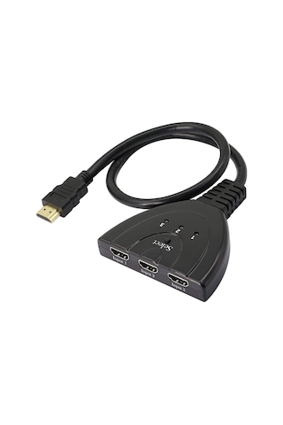 3 Port Hdmi Switch Hdmı Seçici Hdmi Giriş Çoklayıcı 3 In 1 Out