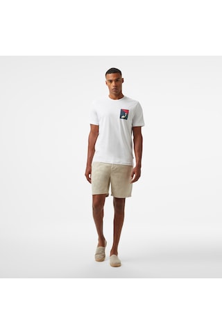 Nautica Erkek Bej Slim Fit Şort Düz B55218t Bej