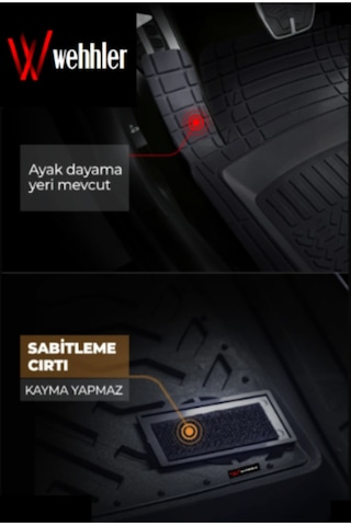 Renault Megane Makyajlı Kasa 1 1995-1999 Coupe Havuzlu Yumuşak Kesilebilir Kaliteli Paspas