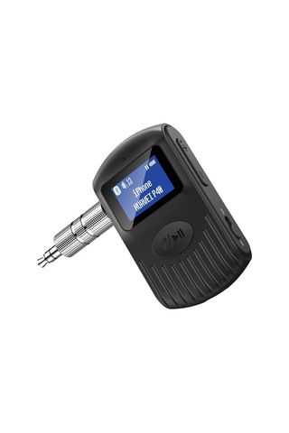 Lcd Ekranlı Bluetooth Alıcısı, Taşınabilir Aux Bluetooth 5.0 Adaptörü, Araba/ev Stereo/hoparlör/kablolu Kulakl