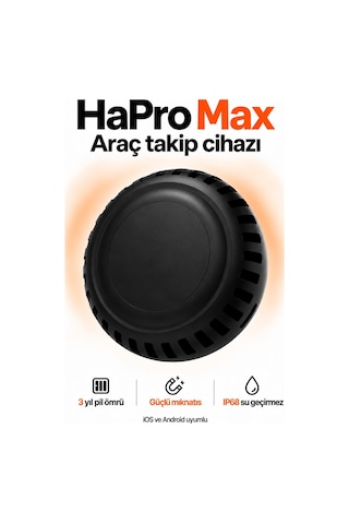 Hapro HBB-K Max Apple iOS & Android Uyumlu Akıllı Araç Takip Cihazı