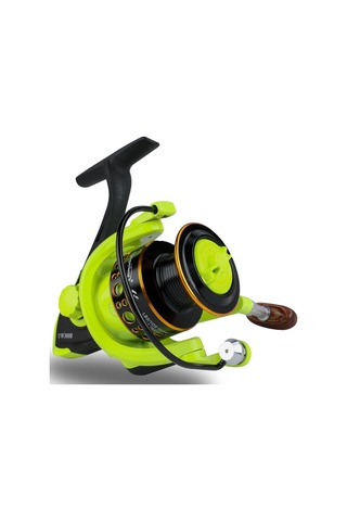 Balıkçılık Reel 12bb 5.0:1 Dişli Oranı Ahşap Saplı Açık Spor Balıkçılık Tekerlek Sazan Tatlısu İçin Yw3000