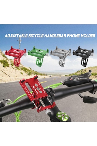 Gub-mountian Bisiklet Telefon Montajı Evrensel Ayarlanabilir,y4896s Gümüş