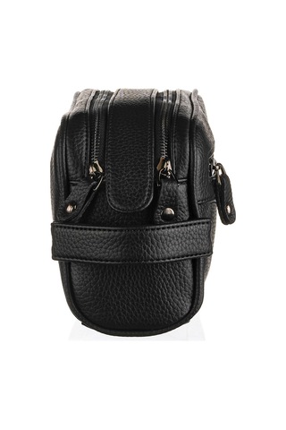 Westpolo Vegan Deri Unisex El Çantası Portföy - 6055 Siyah