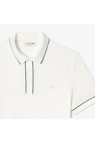 Lacoste Kadın Regular Fit Kısa Kollu Polo Yaka Trikot-shirt Beyaz