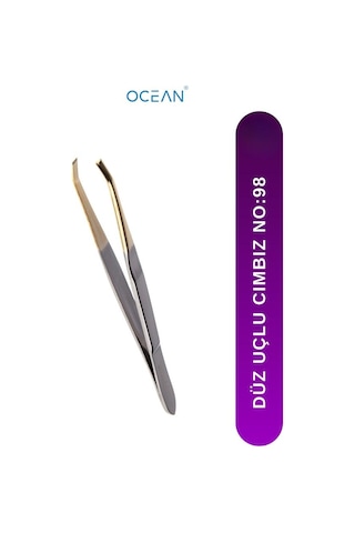 Ocean Solingen Cımbız Siyah-gold İnce Ağız Asu-98