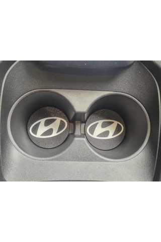 Hyundai Araç Bardaklık Altlığı , Hyundai Şişe Ve Bardak Altlığı, Hyundai Logolu Oto Bardaklık Altlığ