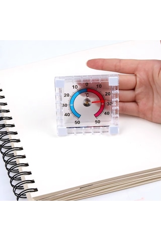 River World Termometre Kare Bimetalik