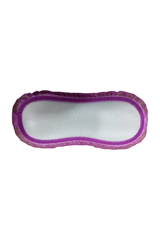 Pembecin Uyku Göz Bandı Maskesi Işık Önleyici Gözlük Maske Bant Eye Mask Pembe Beyaz