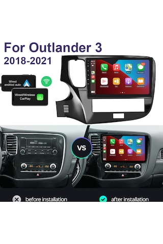 Exvol Mitsubishi Outlander Android Multimedya 4-64gb Carplay 10''