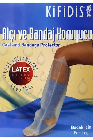 Kifidis Alçı Bandaj Bonesi Bacak için Su Geçirmez Alçı Koruyucu