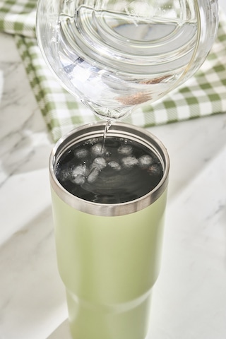 Emsan Star Ice Pipetli Çelik Sızdırmaz Termos Mint 900 Ml Yeşil
