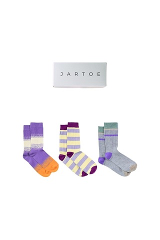 Kadın Buvisa 3'lü Soket Çorap Renkli