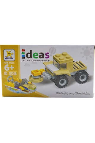 Kızılkaya Ideas Arabalar 2in1 25 Parça Sm208b-06