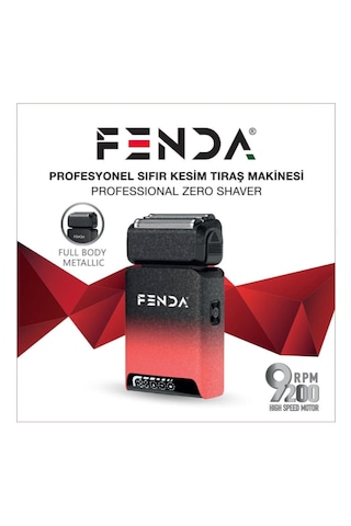 Fenda Profesyonel Sıfır Kesim Sakal Tıraş Makinesi Fndsklks0007 1 Saat