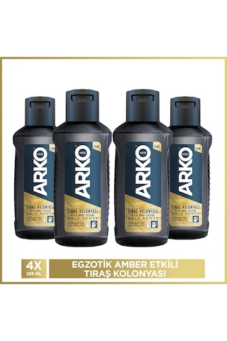 Arko Men Gold Power Tıraş Kolonyası 4 x 255 ML