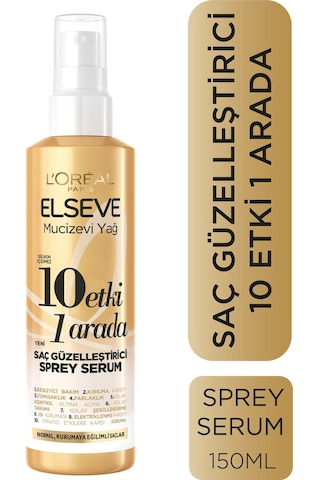 L'Oreal Paris Elseve Mucizevi Yağ Saç Güzelleştirici Sprey Serum 150 ML