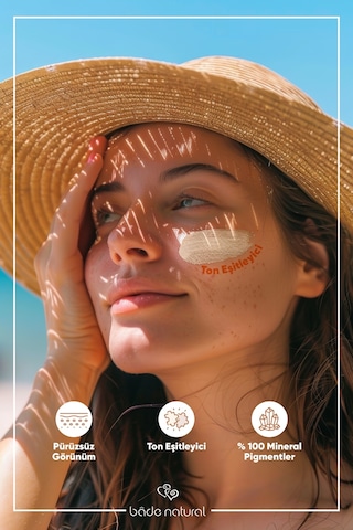 Bade Natural Renkli Güneş Koruyucu Süt SPF50 30 ML