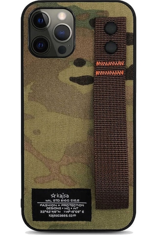 Kajsa Apple Uyumlu iPhone 12 Pro Max Kılıf Kajsa Cordura Serisi Military Kapak ZORE-218938