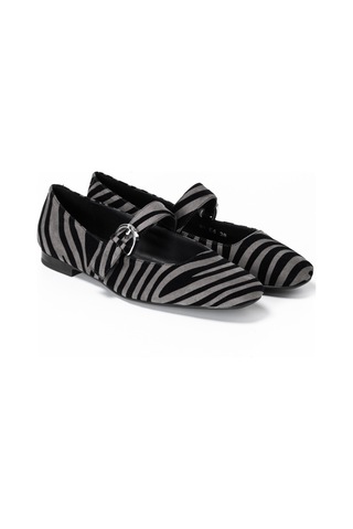 Zebra Babet Kadın 91e4 Frau Velvettecfloc Çok Renkli