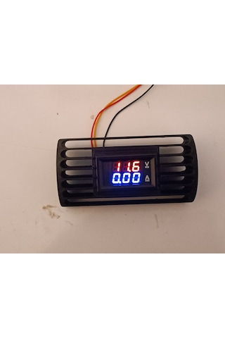 Bmw E34 Dijital Voltmetre Ve Ampermetre Vent Pod