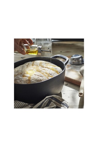 Ikea Cıtronhaj Yağlık Ve Sirkelik 100 Ml 16 Cm Şeffaf Krom Metal - Şeffaf