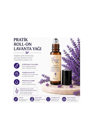Lavande Lavanta Çiftliği Lavanta Yağı L.intermedia RollOn 10 ML