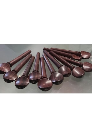 Ud için Nokta Sedef Abanoz ve Plesenk Burgu 11 Adet Plesenk