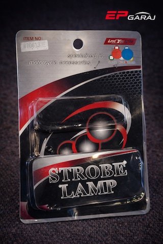 Mavi Kırmızı Çakar Üniversal Strobe Çakar Lamba Kırmızı / Mavi Led 0