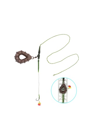 Kangvka Klasik Çelik Kuru Balık Olta Seti - 100g Ağırlık, 4/6/8 Numara İğneler, 3'lü Paket