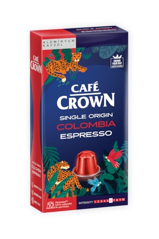 Single Origin Espresso Kolombiya Kapsül Kahve 10 Adet 5,2gr Nespresso Uyumlu Alüminyum Kapsül Kahve