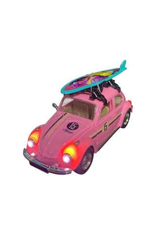 18 Cm Sesli Işıklı Çek Bırak Woswos Araba 9224