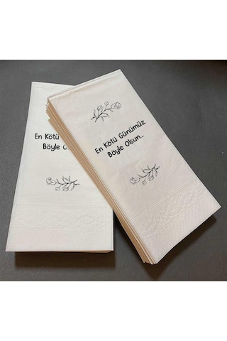 Konuşan Peçete, 50 Ad. 33*33. 2 Kat Lüks Eksta Kaliteli. (484058926) Konuşan Peçete, 50 Ad. 33*33. 2 Kat Lüks Eksta Kaliteli. (484058926)