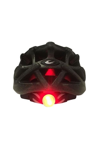 Raptor Kask Mv29 Arka Led Lambalı Fileli Mtb Bisiklet Kaskı M Beden Gri Koyu Gri Gri