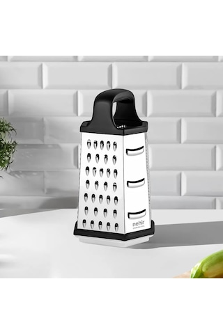 Nehir Paslanmaz Çelik Altıgen Hazneli Rende