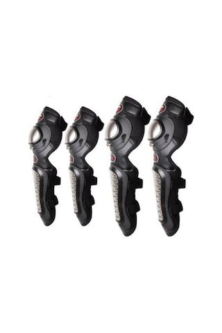 Europe Standart Titanyum Lüx Mafsallı Motor Dizlik Dirseklik Set