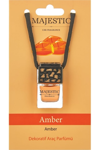 Majestic Oto Kokusu Amber 7 Ml - Dekoratif Araç Parfümü