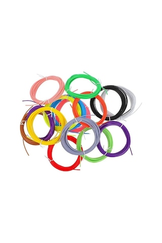 10 Farklı Karışık Renk Pla Filament - 3m