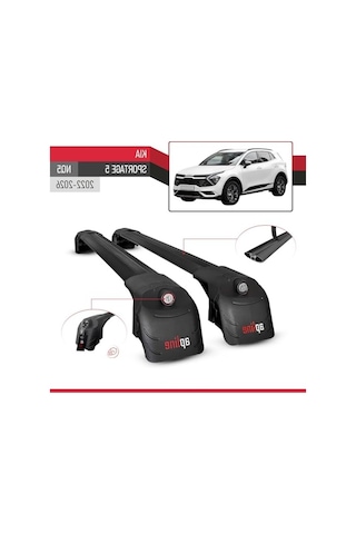 Ace-2 Ara Atkı Tavan Barı, Siyah Renk, Kia Sportage 2022 Uyumlu 0.5 KG