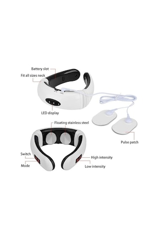 Dm 1300 Mah Usb Şarjlı Boyun Omuz Vücut Masaj Aleti