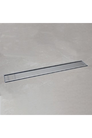 Sukar Line 4E Plain 50 cm Paslanmaz Çelik Izgaralı Krom Duş Kanalı 1154-1035050-01