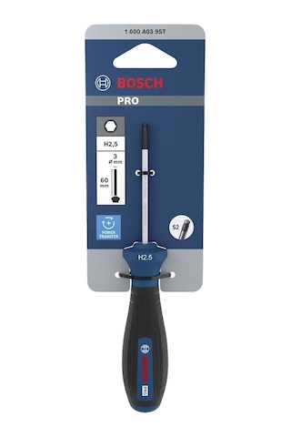 Bosch Pro H2.5x60 Mm Alyan Tornavida 1600a039st