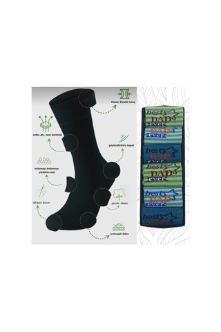 Garanti Çorap Eğlenceli Desenli Unisex Soket 3 Lü 13a Çok Renkli